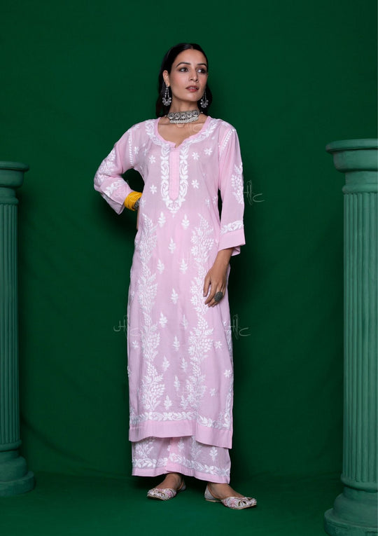 Buy Latest Chikankari Suits for Women Online in India | Libas